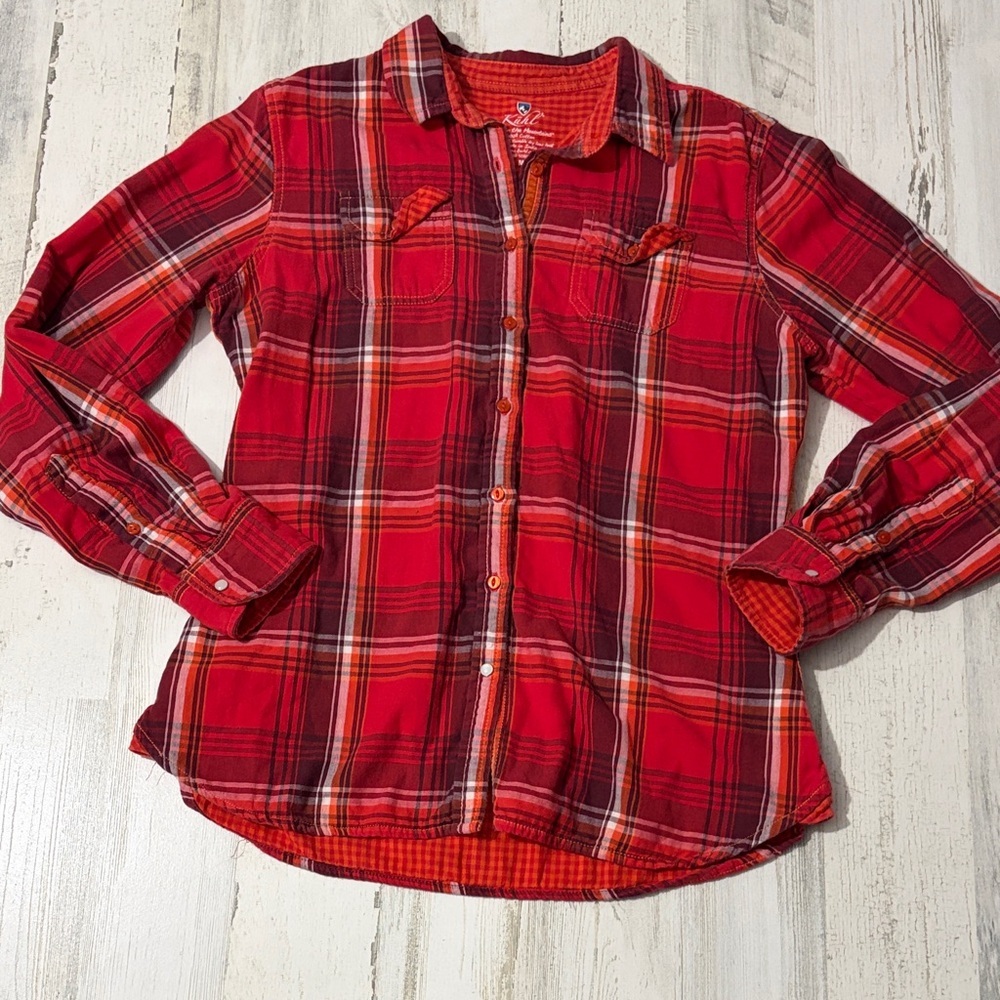 Kuhl Alina Plaid Button Down Shirt